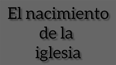 El nacimiento de la iglesia Moises Peinado nacimientodejesús