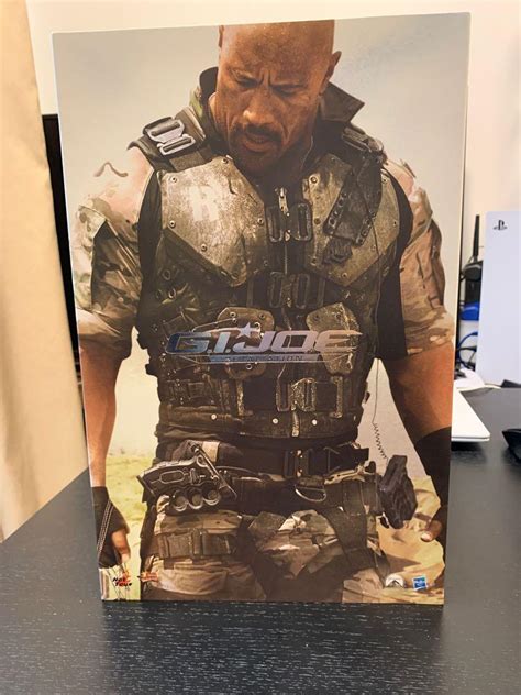 Hot Toys G I Joe Retaliation Mms Roadblock Dwayne The Rock Johnson Mint