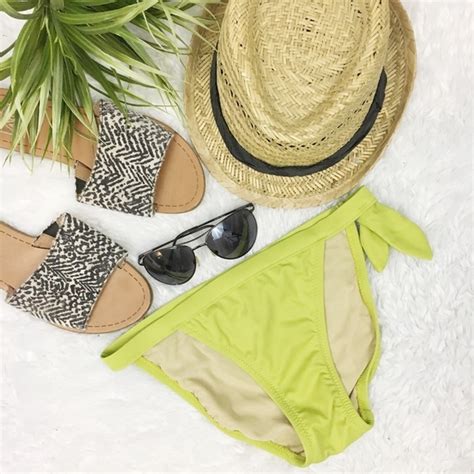 J Crew Swim J Crew Lime Green Bikini Bottoms Xs Poshmark
