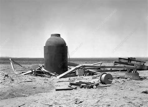 Trinity Test Site Manhattan Project Jumbo 1945 Stock Image C044