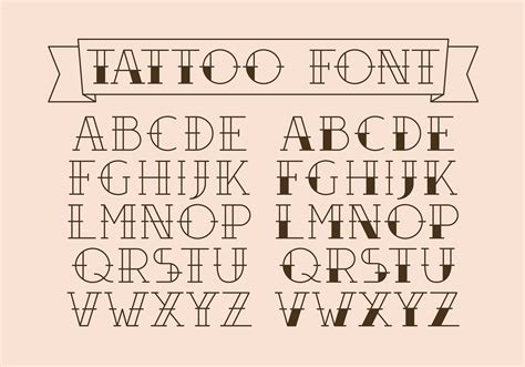 TATTOO FONT SVG Instant Download Tattoo Alphabet Svg Tattoo - Etsy Canada