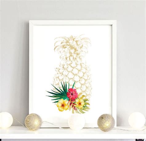 Pineapple Decor Pineapple Home Decor By Off2marketprintables