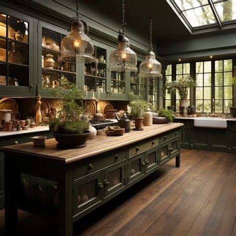 Olive Green Kitchen Cabinets Ideas Including Light Dark And Rustic