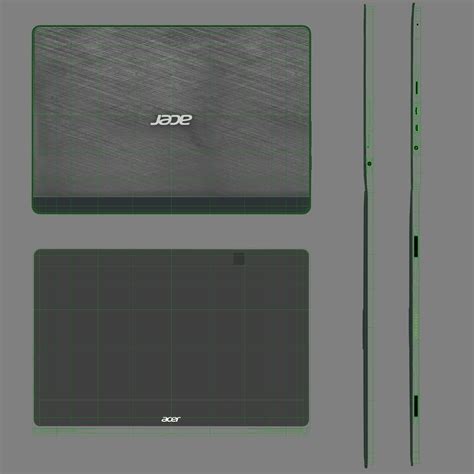 Acer Aspire Switch 10 convertible hybrid laptop 3D Model $44 - .dae .fbx .max .ma .obj .unknown