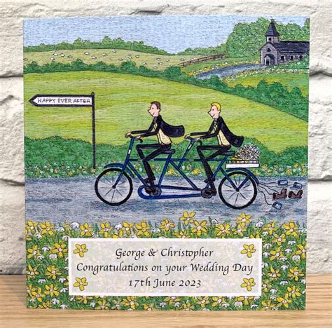 Gay Wedding Card Same Sex Wedding Card Mr And Mr Wedding Card Lgbt Wedding Card Mr And Mr