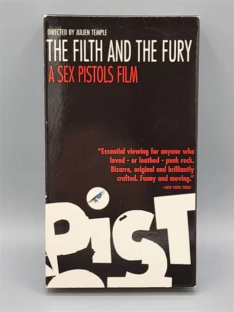 Vhs The Filth And The Fury A Sex Pistols Film Johnny Rotton Sid Vicious Eur Picclick Fr
