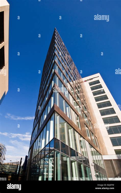 piccadilly place manchester england uk stock photo alamy