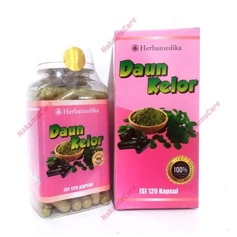 Kapsul Daun Kelor Herbamedika Isi 120 Kapsul Lazada Indonesia