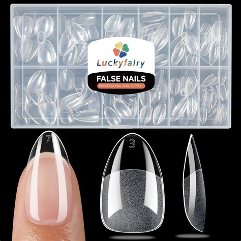 Amazon KISS Salon Acrylic French Manicure Set Leilani Medium Length Nude Square Press