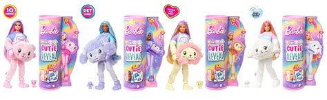 Amazon Barbie Cutie Reveal Doll With Blonde Hair Lion Plush Costume 10 Suprises Include