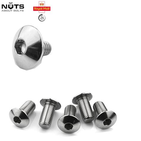 M5 M6 M8 M10 Socket Button Screws A2 Stainless Steel Dome Head Bolt