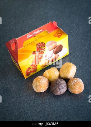 Donut holes Tim Bits at Tim Hortons Stock Photo: 24497053 - Alamy