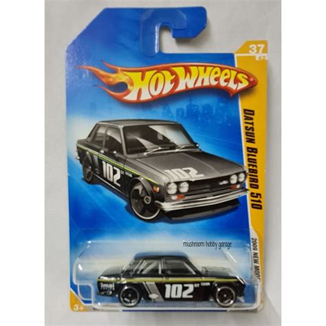 Hot Wheels Datsun 510 Black Shopee Malaysia