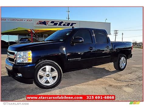 2008 Dark Blue Metallic Chevrolet Silverado 1500 Lt Crew Cab 61499640
