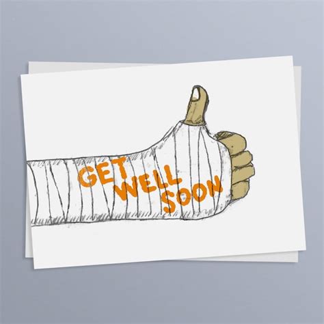 Funny Get Well Card Etsy