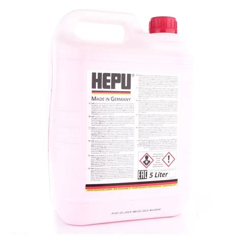 HEPU G12 концентрат антифриза красный 5 л P999-G12-005: купить, отзывы ...