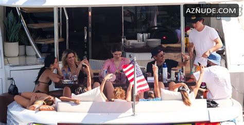 Camila Cabello Sizzles In Sexy Black Bikini On Marc Anthony S Yacht In Miami Aznude