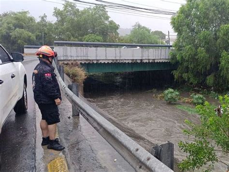 Inician Cierres Viales En Nuevo Le N Por Fuertes Lluvias Provocadas Por