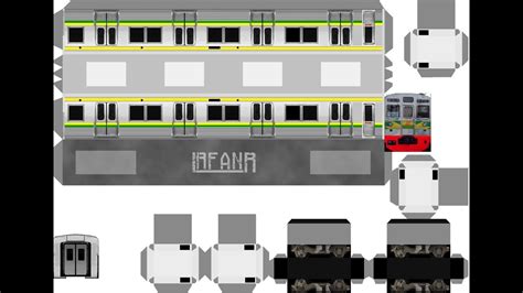 Kereta Kertaskrl Papercraft Kereta Krl Tokyu 8500 Jadul😂 Youtube