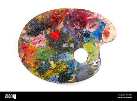 pallette on a white background Stock Photo - Alamy