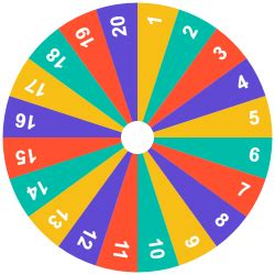 Random Number Generator Wheel - Number Wheel