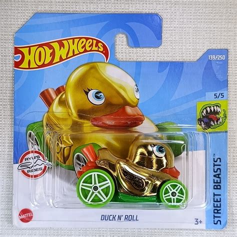 Hot Wheels Duck N Roll Treasure Hunt Collectible Model Car Miniature