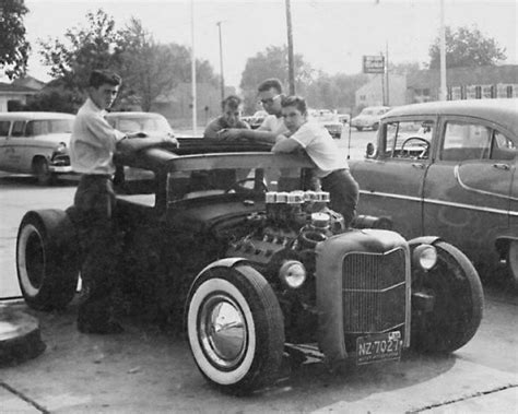 1950s Hot Rodders Hot Rods Old Hot Rods Vintage Hot Rod