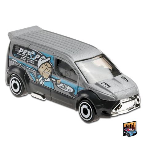 Hot Wheels Ford Transit Connect Cinza Hot Wheels Carrinho De Brinquedo