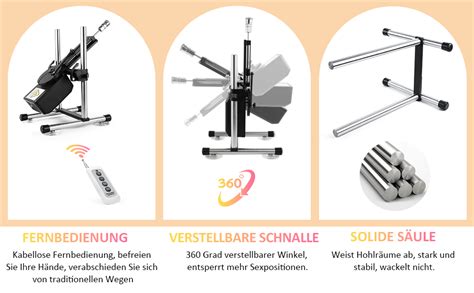 Sexmaschine Premium Liebesmaschine für Männer und Paare Automatische Fickmaschine mit Dildo