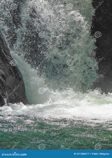 Las Pavas Waterfall stock image. Image of river, nature - 321386617
