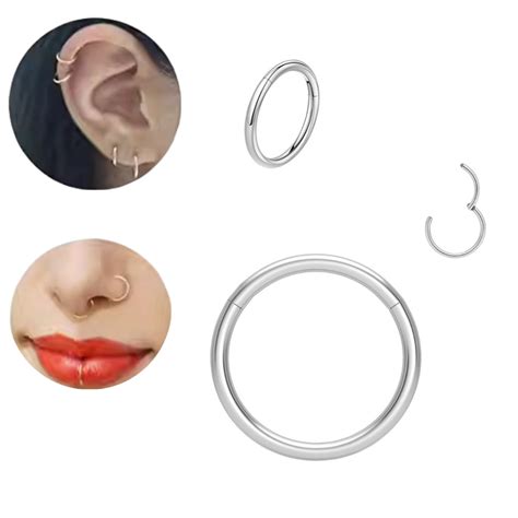 Kit Punk Piercing A O Inoxid Vel Piercing Nariz Argola Segmento