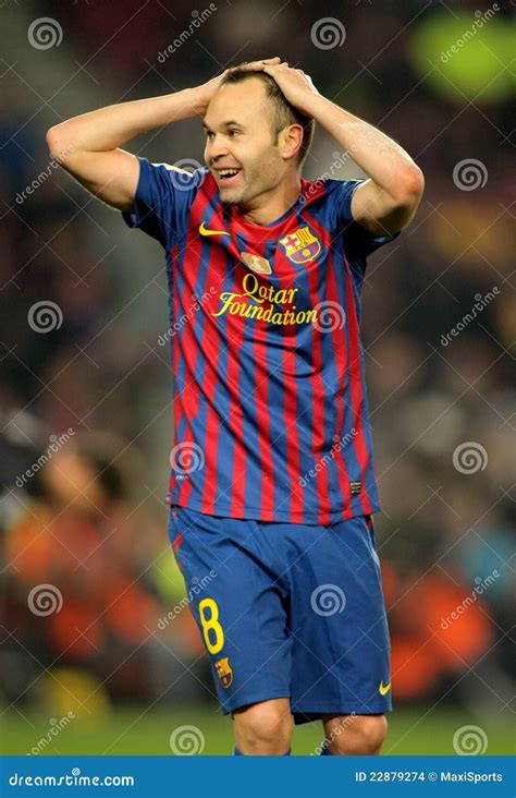 Andres Iniesta De FC Barcelona Imagen De Archivo Editorial Imagen De