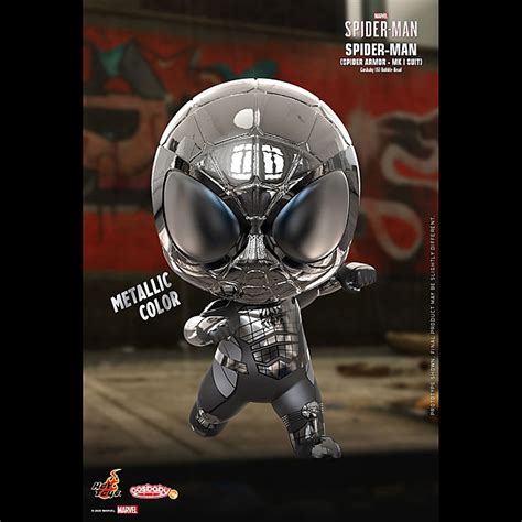 Hot Toys Marvel S Spider Man Spider Armor Mk I Suit Cosbaby S Bobble Head