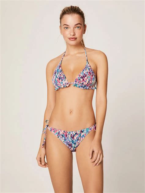 Two Piece Sexy String Swimsuit Female Bikini Set Solid Swimwear Brazilian Micro Bikinis