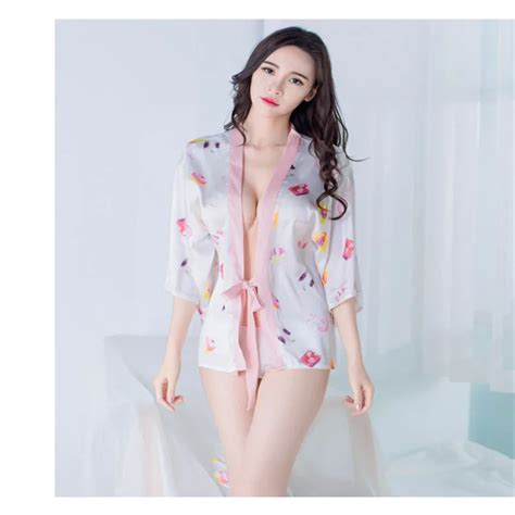 Sexy Lingerie Europe And The United States Cotton Cup Sexy Erotic Pajamas Perspective Fitted