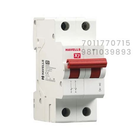 Havells X Double Pole Isolator At Rs Piece Havells Isolator In