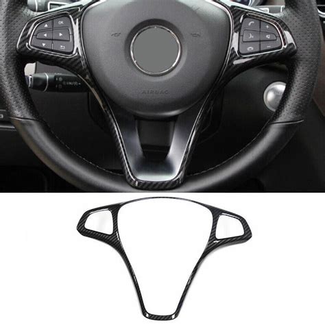 Car Steering Wheel Button Frame Cover Trim For Benz GLE GLS 2016 19