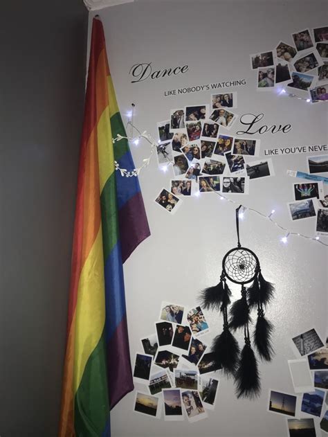 Pride Flag Room Decor Flag Room Decor Lgbtq Room Ideas Rainbow Room