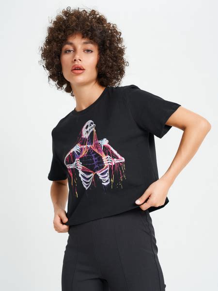 Футболка VOSQ, размер 48, цвет черный, 100% хлопок - купить по выгодной ...