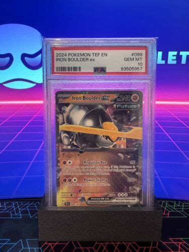 Iron Boulder Ex Temporal Forces Pokemon Tef Psa