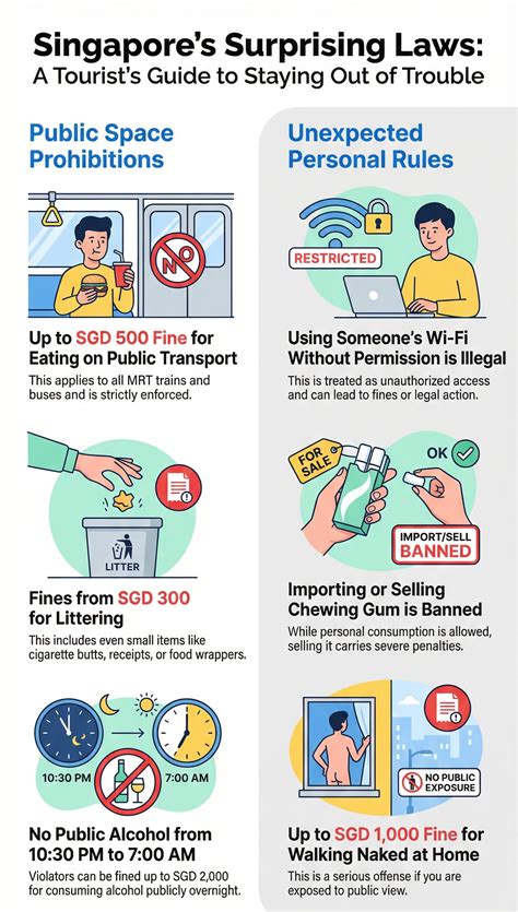10 Weird and Strange Laws in Singapore