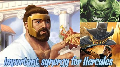 Top 3 Important Synergy For Hercules Mcoc Marvel Contest Of Champions Hercules Mcoc