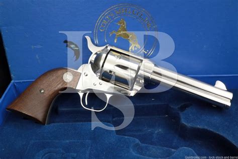 Colt Rd Gen Single Action Army Saa Nickel Lc Revolver Mfd