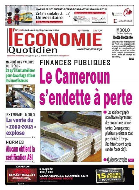 Rentr E Scolaire Des Coles Dans Les Eaux Cameroun Namibie Les