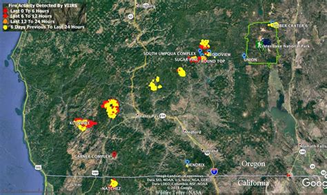 Fire Map Of Oregon 2017 - Map