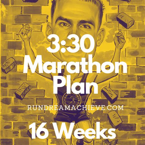 Sub Marathon Training Plan Run Dream Achieve