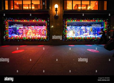 Macys Herald Square Unveil Its Iconic Holiday Windows In New York City
