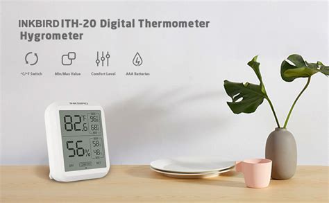 Inkbird Digital Hygrometer Thermometer For Indoor Ith 20