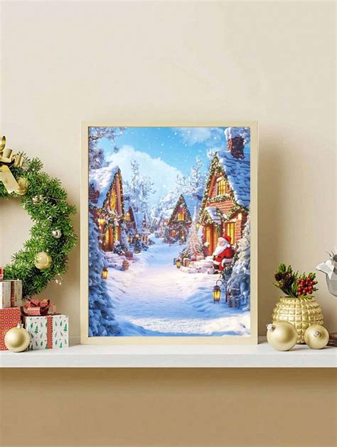 Pintura A Leo Digital Diy Rua De Natal Ilumine A Vida Criativa