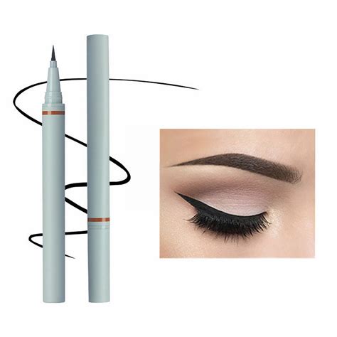 Pjtewawe Makeup Set Black Brown Eyeliner Liquid Pen Is Easy To